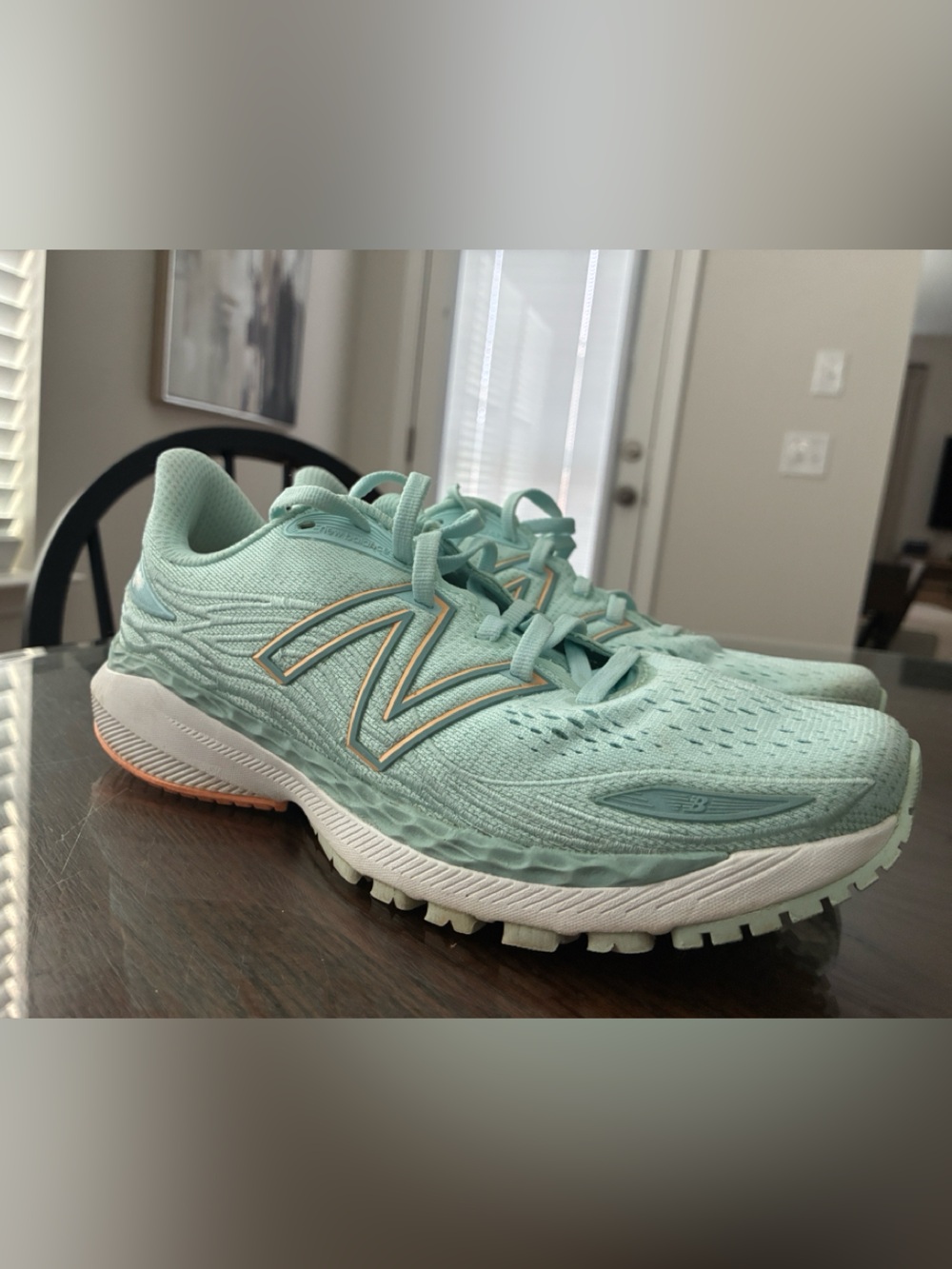 New Balance Fresh Foam X 860v12 Running Shoes Aqua Mint Green size 7B W860B12